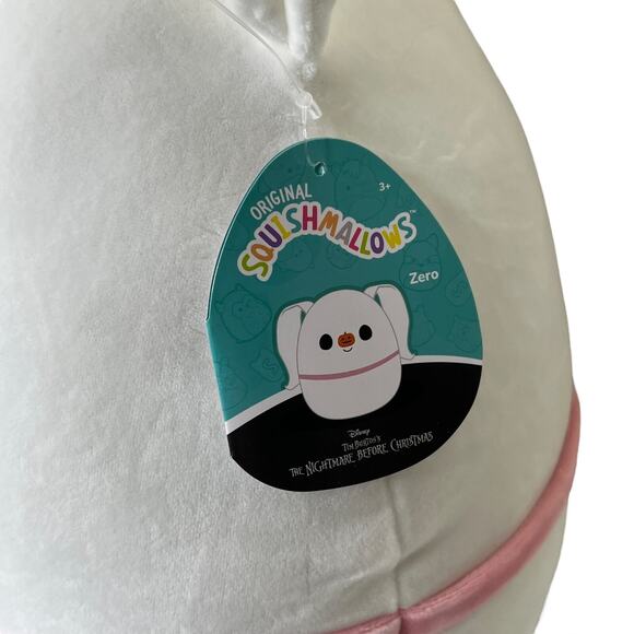 Squishmallow Zero Ghost Dog Nightmare Before Christmas Disney Plush 14" Large - Picture 3 of 4